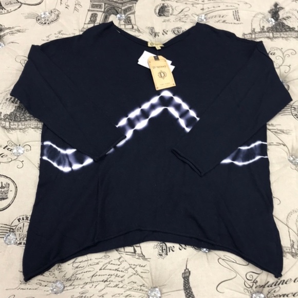 Democracy Tie Dye Long Sleeve Sweater - Picture 3 of 6